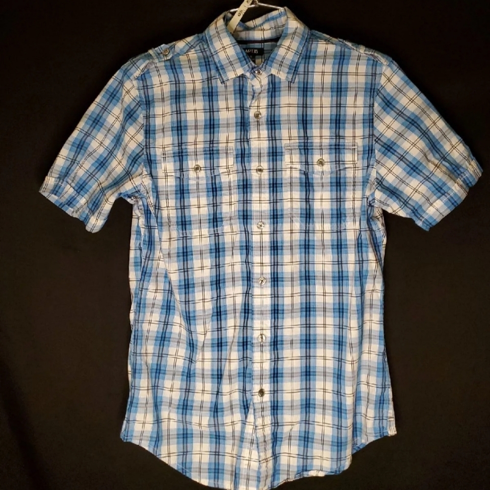Flannel print button up